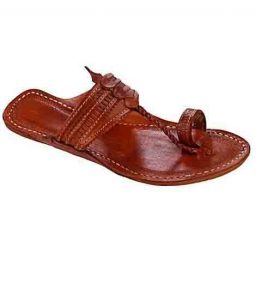 Glorious Tan Punching Women Kolhapuri Chappal