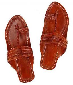 Glorious Tan Punching Women Kolhapuri Chappal