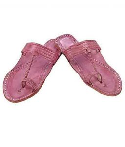 Good Looking Designers Baby Pink Ladies Kolhapuri Chappal