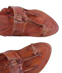 Antique Design Tan Kapshi Broad Punching Upper Gents Kolhapuri Chappal