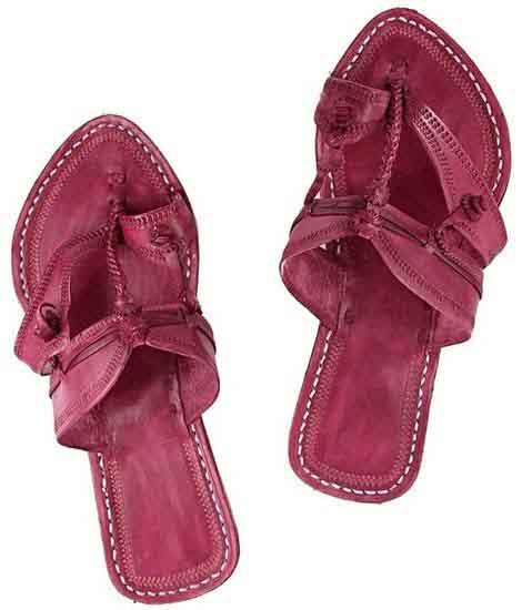 Antique Design Rubin Kolhapuri Chappal For Men