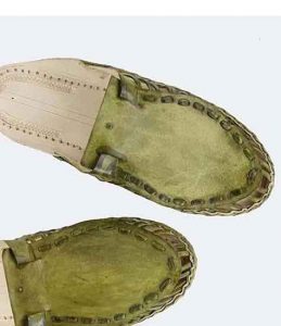 Magnificent Seaweed Upper Kolhapuri Half Shoe