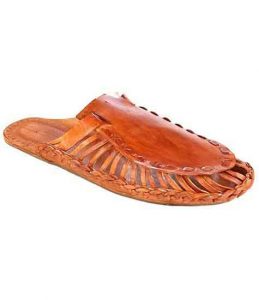 Wonderful Tan Color Kolhapuri Half Shoe