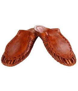 Wonderful Tan Color Kolhapuri Half Shoe