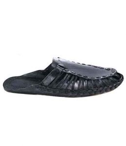 Breathtaking Black Kolhapuri Half Shoe