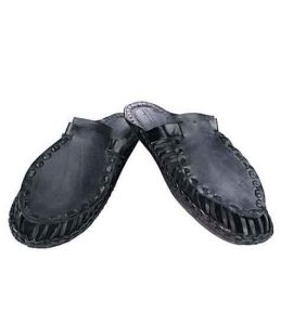 Breathtaking Black Kolhapuri Half Shoe