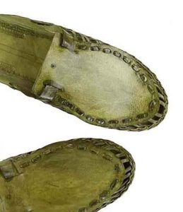 Fine-Looking Seaweed Kolhapuri Half Shoe