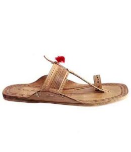 Delightful Typical Fine Braids Kolhapuri Ladies Chappal