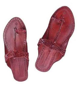 Remarkable Pink Four Cross Braided Ladies Kolhapuri Chappal