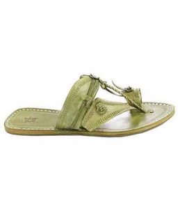Antiqua Design Seaweed Flat Heel Kolhapuri Ladies Chappal