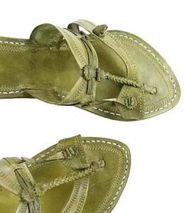 Antiqua Design Seaweed Flat Heel Kolhapuri Ladies Chappal
