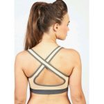 Skin Cotton Lycra Fitness Padded Stretch Sports Bra