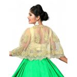 Fancy Designer Blouse In Gold Colour