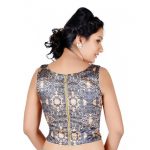 Multicolor Embroidery Silk Readymade Blouse