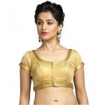 Gold Thread Work Brocade Readymade Blouse
