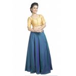 Gold Thread Work Brocade Readymade Blouse