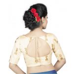 Jhumka Printed Silk Designer Blouse