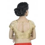 Gold Embroidery Brocade Readymade Blouse