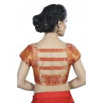 Multicolor Embroidery Brocade Readymade Blouse