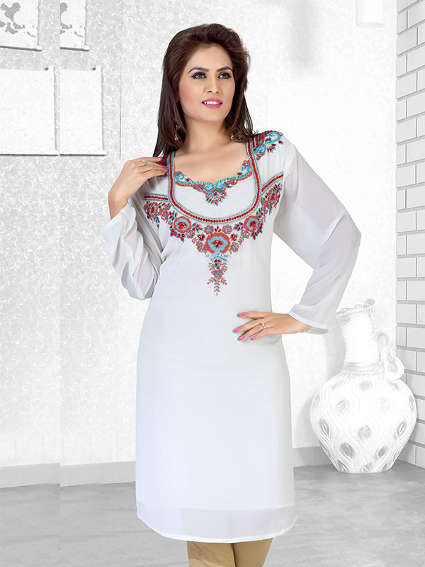 Buy Off white Kurtis & Tunics for Women by Rue Collection Online | Ajio.com