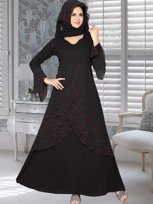 Black Nida Abaya