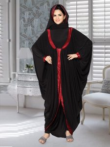 Black Lycra Abaya