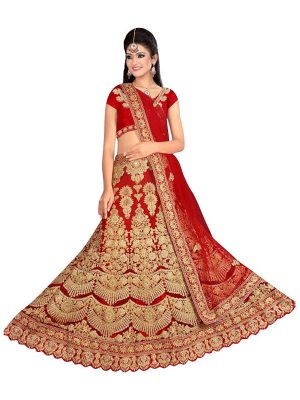 Latest Net Red Heavy Lehenga Choli