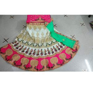 Buy Banglori Silk Pink Lehenga Choli