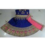 Buy Silk Blue Heavy Lehenga Choli