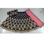 Latest 9000 Silk Blue Heavy Lehenga Choli