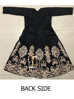 Kritika Kamra Black Banglori Silk Replica Gown