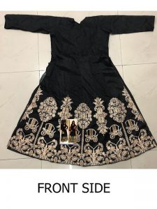Kritika Kamra Black Banglori Silk Replica Gown