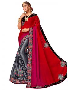 Latest Padding Silk Multicolor Replica Saree