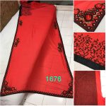 Buy Georgette With Net Red Bollywood Replica Saree