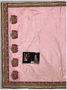 Buy Silk Peach Bollywood Replica Saree