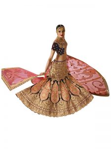 Buy 9000 Velvet Multicolor Bollywood Lehenga Choli