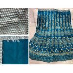 Divya Khosla Silk Blue Printed Replica Lehenga Choli