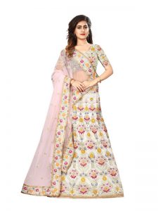 Anushka Sharma Pink Banglori Silk Replica Lehenga Choli