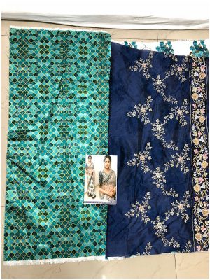 Sridevi Nylon Net With Banglori Silk Cream & Off White Replica Saree