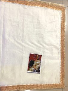 Deepika Padukone Chanderi Silk White Replica Saree
