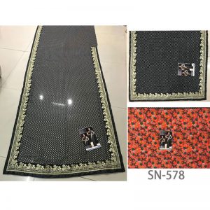 Kangna Georgette Black Replica Saree