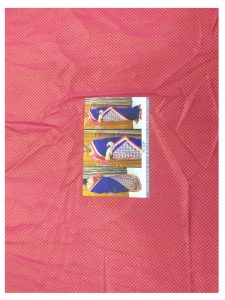 Buy Nylon Silk Blue Bollywood Replica Saree