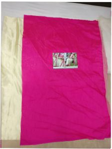 Buy Nylon Net White Replica Saree