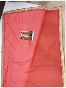 Buy Silk Jacquard Gray & Pink Replica Saree