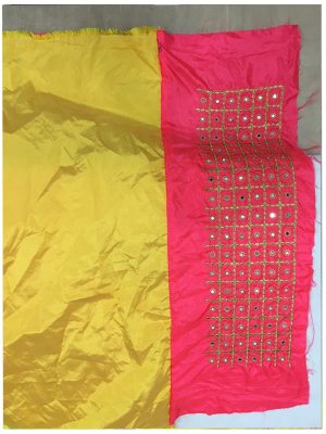 Buy Paper Silk Yellow Bollywood Replica Saree