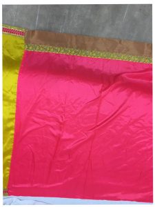 Buy Paper Silk Yellow Bollywood Replica Saree
