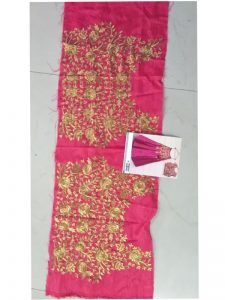 Buy Banglori Silk Rani Pink Replica Lehenga Choli