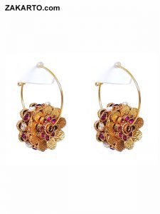 Traditional Gold Polish Earrings