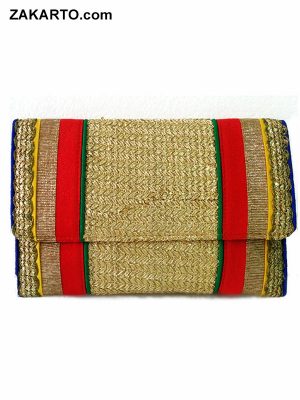Red color Jaali Work Clutch