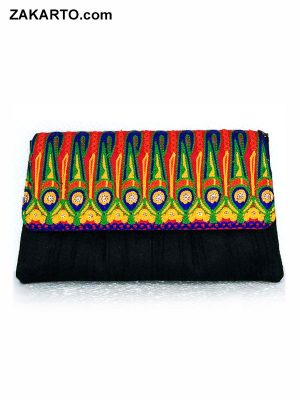 Handwork Black color Clutch